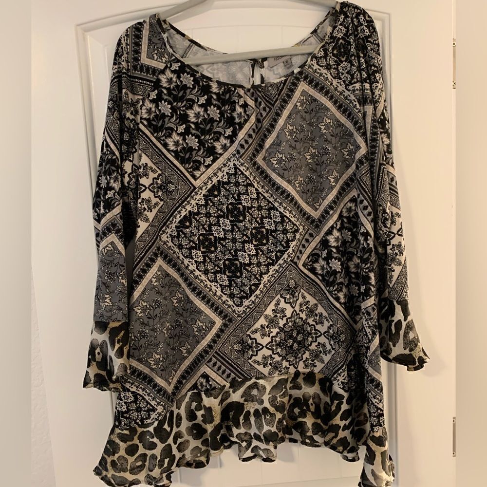 Fig and Flower Anthropologie Top Size XL